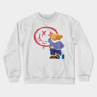 BEAR STREET  GRAFITTI ART Crewneck Sweatshirt